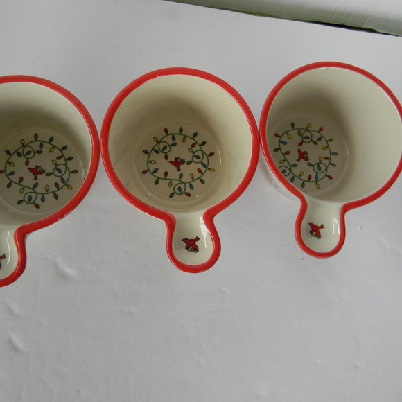 NEW  Temp-tations Holiday Set of 3 Petite Serving Bowls WINTER WHIMSY - Picture 3 of 4